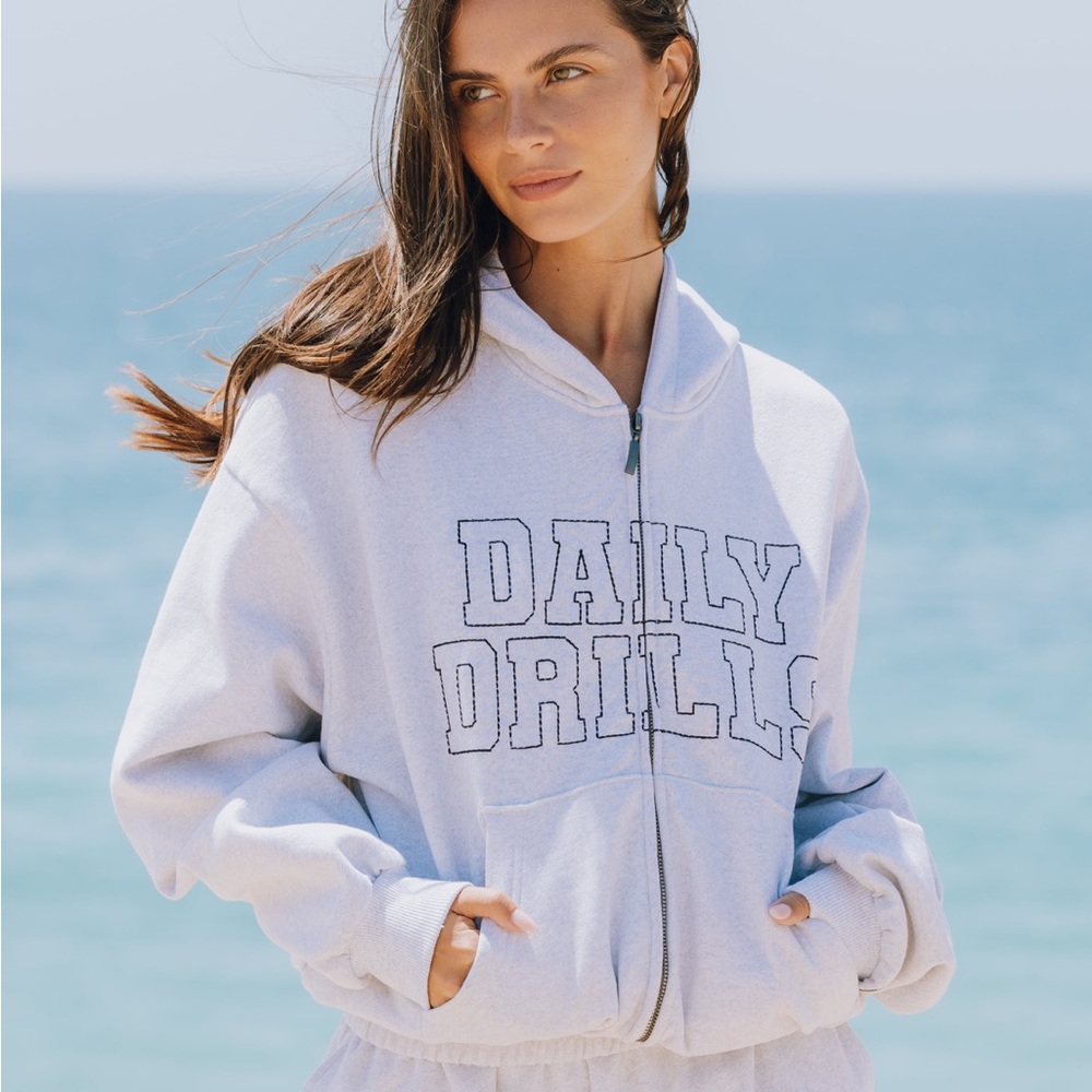 NWT daily drills full zip hoodie